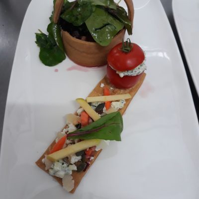 végétarien Une assiette végérienne